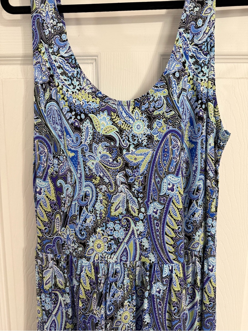 Lascana Sleeveless Paisley Print Women’s Dress NWT - Blue. XL